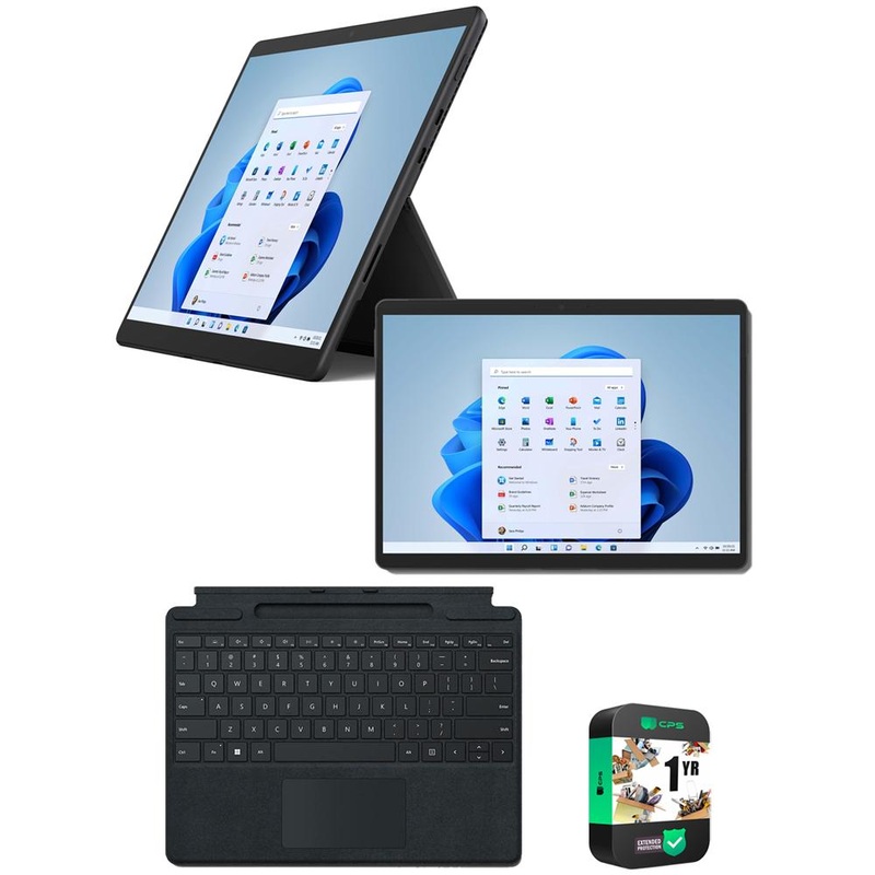 Microsoft Surface Pro 8 13" Intel i5 8GB/256GB Laptop w/ Keyboard +Extended Protection