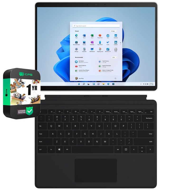Microsoft Surface Pro X 13" 16GB/256GB Touch w/ Keyboard + Extended Protection