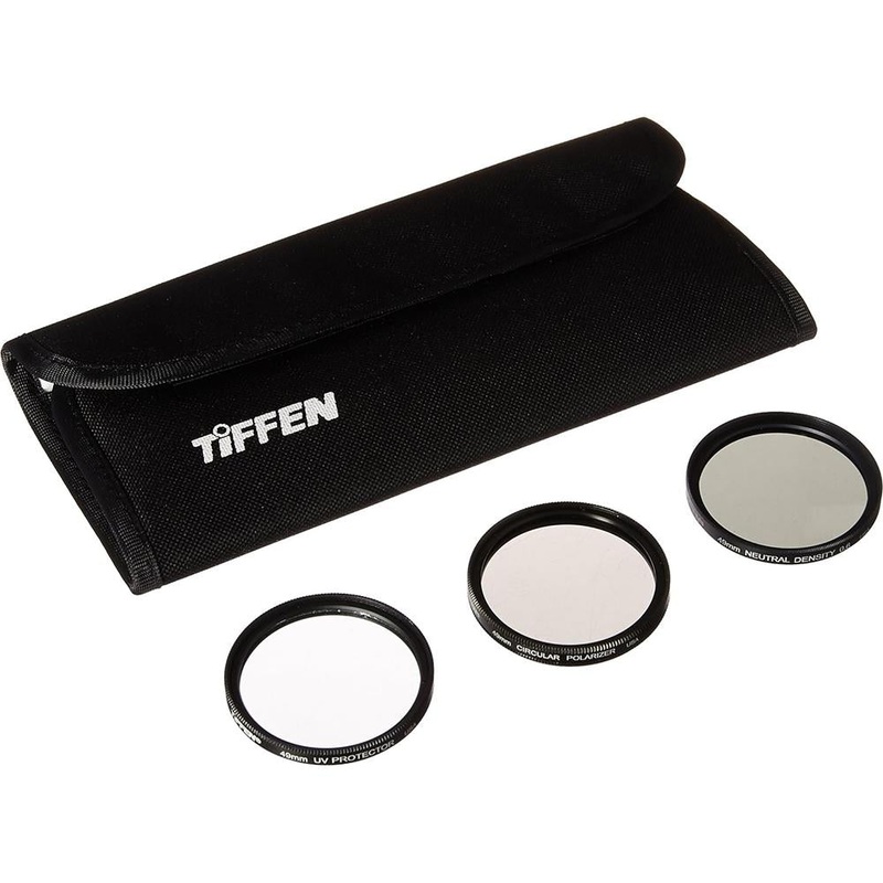 Tiffen 49mm Digital Essentials Filter Kit ( UVP, CP, ND6 )