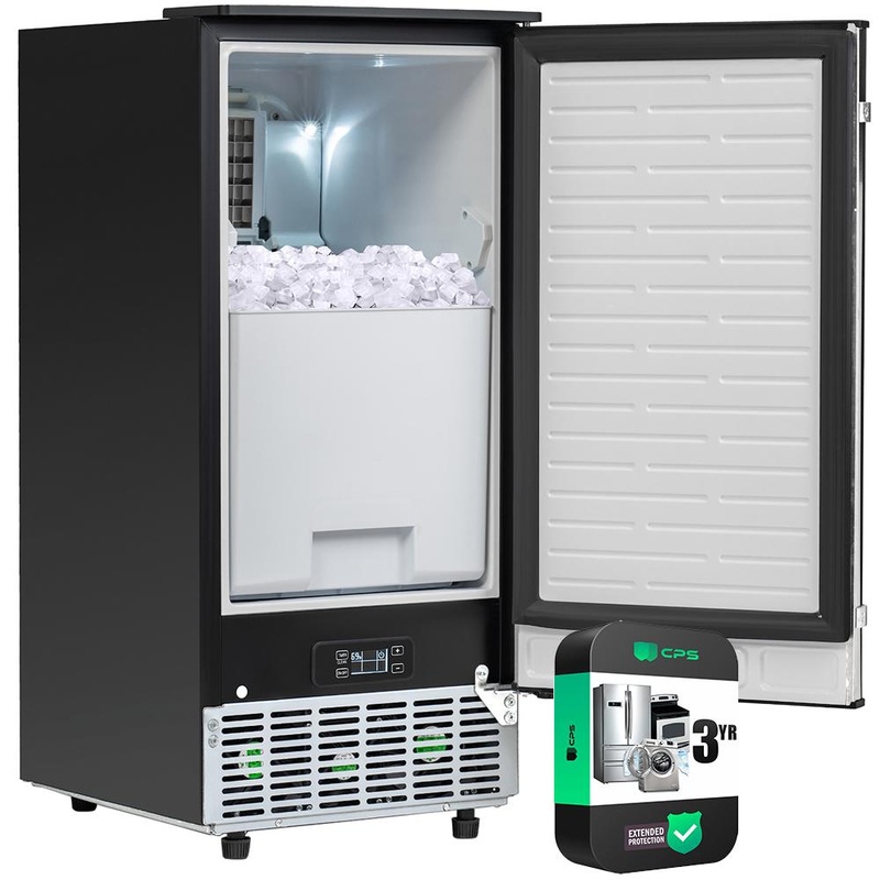 Deco Chef Under Counter Ice Maker Makes 80lb Ice Per Day with 3 Year Warranty