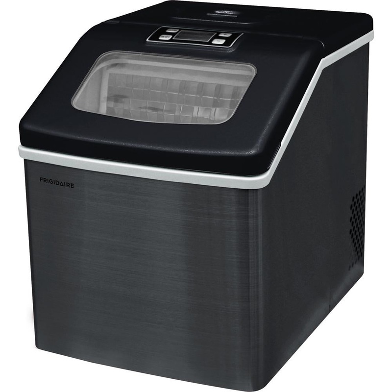 Frigidaire Countertop Ice Maker | Black Stainless Steel | EFIC452-SSBLACK - Open Box