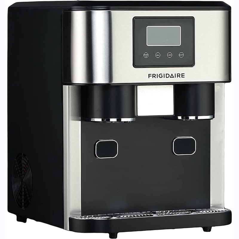 Frigidaire EFIC245-SS 3-in-1 Countertop Ice Maker, Ice Crusher, and Water Dispenser