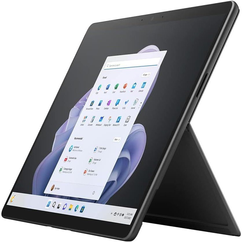 Microsoft Surface Pro 9 13" Touch Screen, Intel Core i5-1235U, 256GB SSD, Black - Refurbished