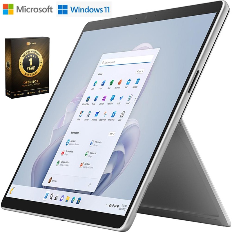 Microsoft Surface Pro 9 5G 13" Tablet 16/512GB Platinum Open Box+1 Year Warranty