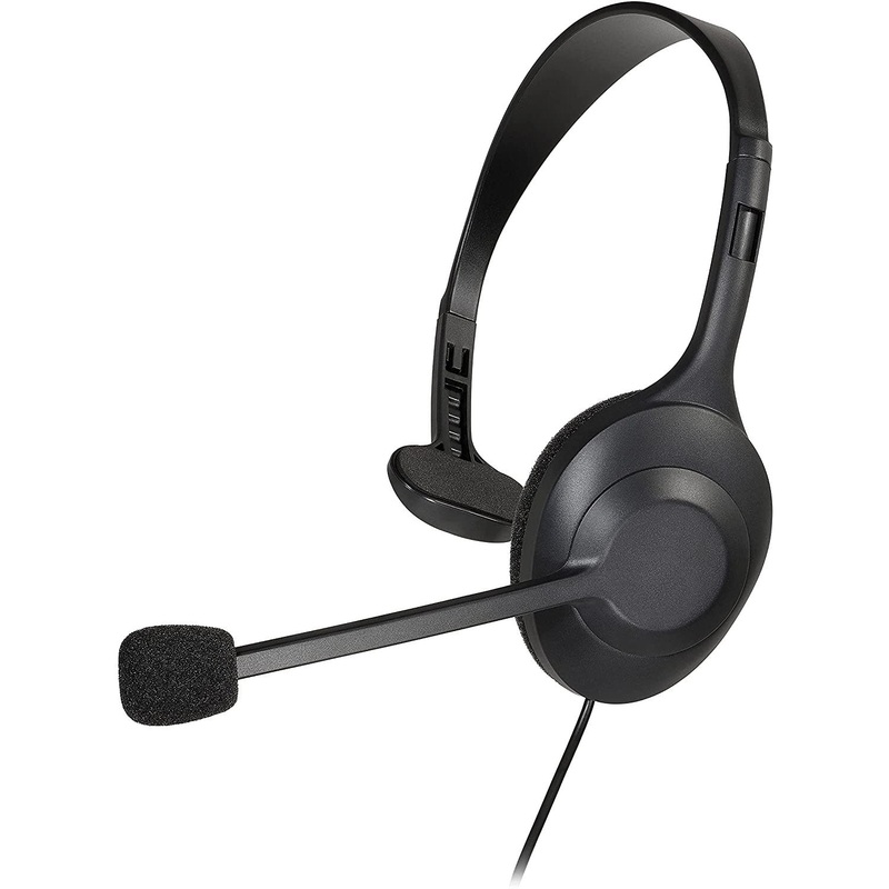 Audio-Technica ATH-101USB Single-Ear, Mono USB Computer Headset, Black