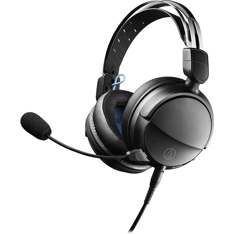 Audio-Technica ATH-GL3 High-Fidelity Closed-Back Wired Gaming Headset, Black