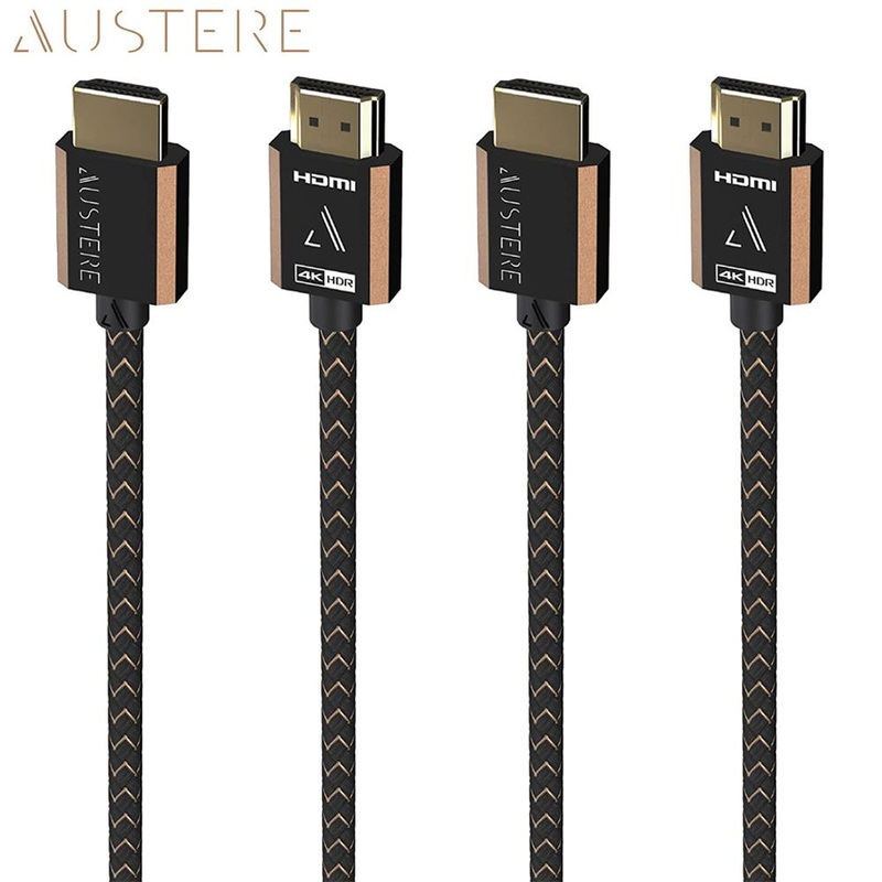 Austere 3S-4KHD1-1.5M 3-Series 4K HDR HDMI Cable, 1.5m (2-Pack)