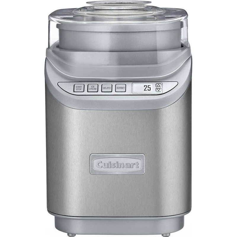 Cuisinart 2QT Ice Cream Maker Machine, Stainless Steel, ICE-70FR, Refurbished, Open Box