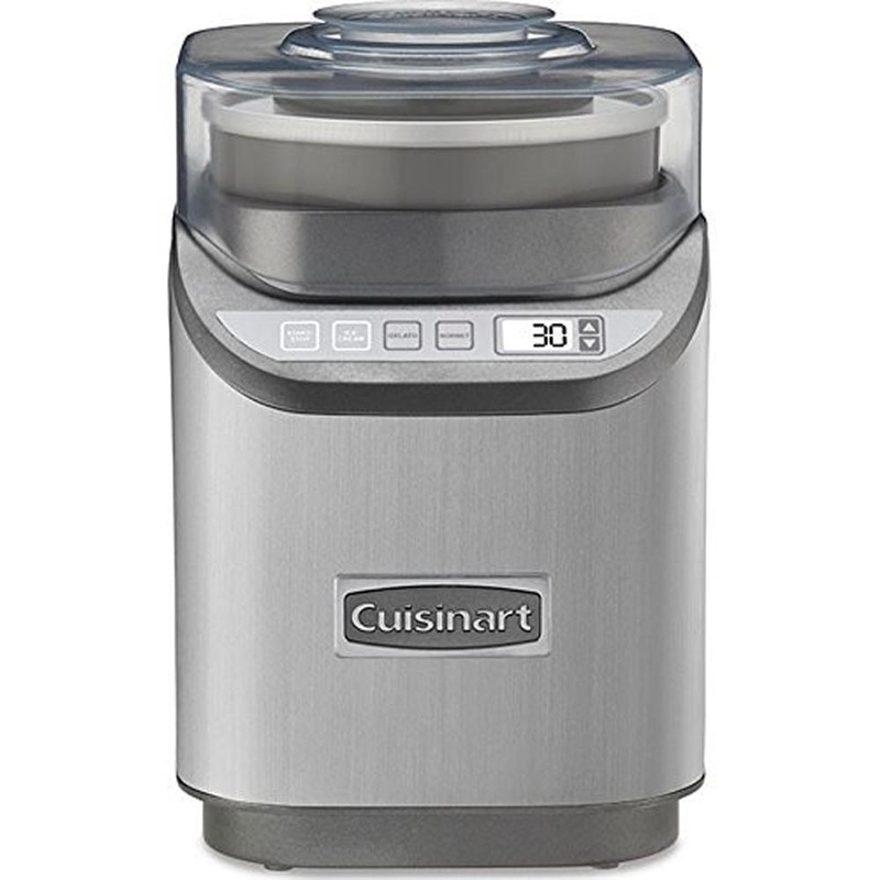 Cuisinart Electronic Ice Cream Maker Brushed Chrome - Refurbished