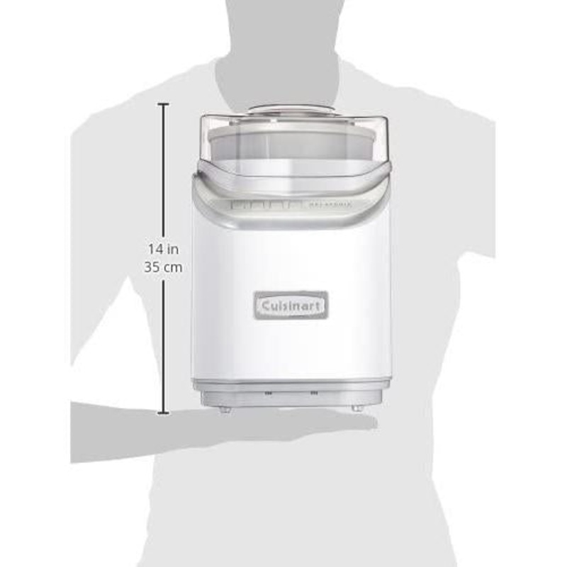 Cuisinart ICE-60W Cool Creations Ice Cream Maker, White