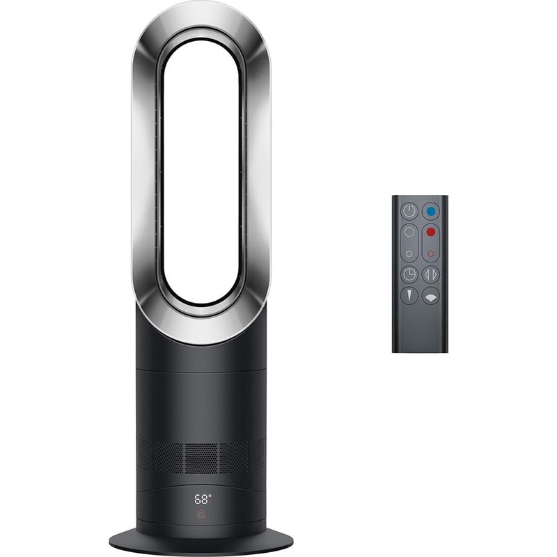 Dyson Hot+Cool Jet Focus fan heater AM09 (Satin Black/Nickel), Large - Open Box