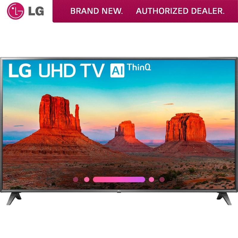 LG 75UK6570PUB 75" Class 4K HDR Smart LED AI UHD TV w/ThinQ (2018) - Refurbished