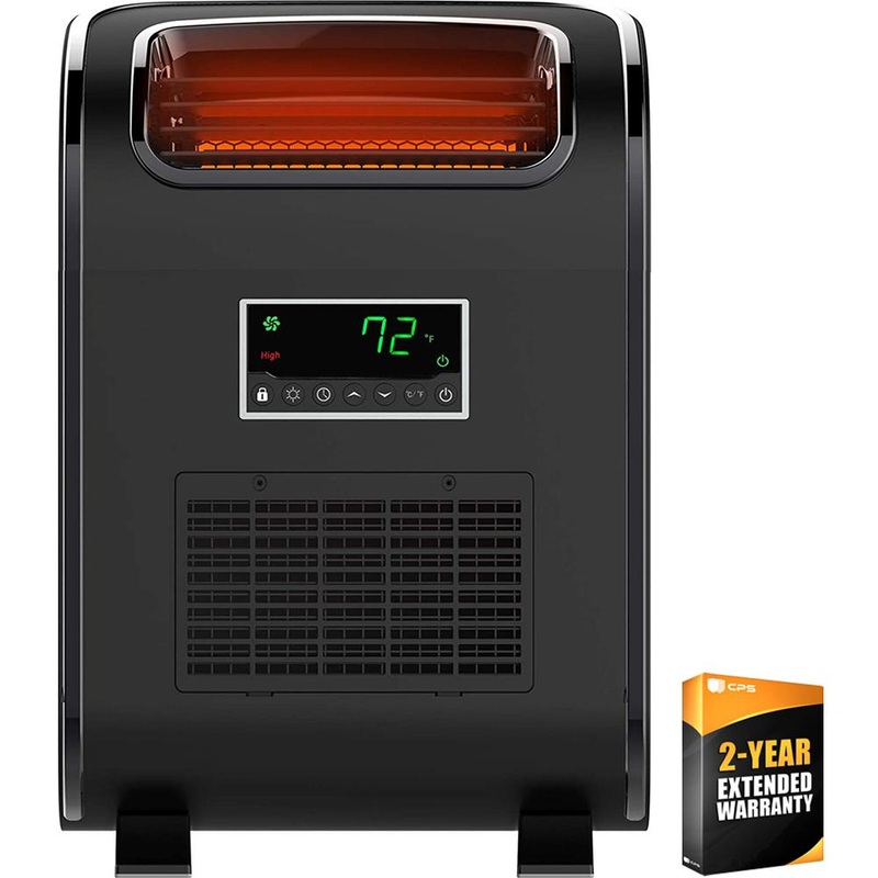 LifeSmart 1500 Watt Infrared Quartz Single Room Space Heater w/ 2 Year Extended Warranty