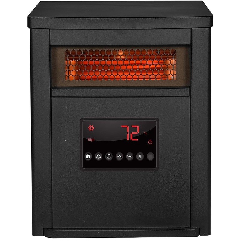 Lifesmart 6-Element Infrared Heater Steel Cabinet - HT1012R