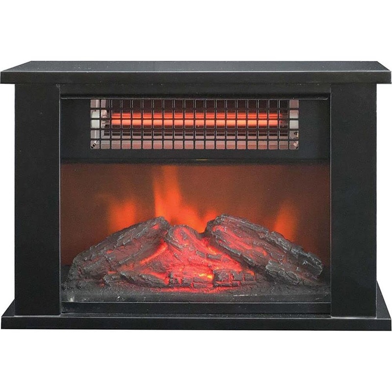 LifeSmart HT1287 1000W Tabletop Infrared Fireplace Space Heater - Open Box