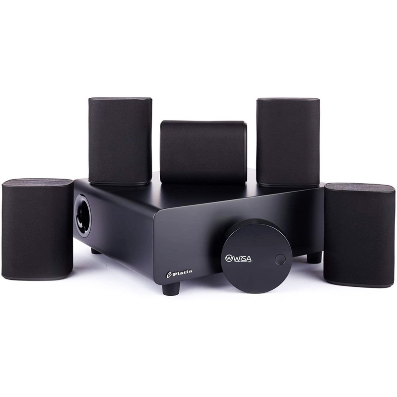 Platin Milan 5.1 7-Piece Speaker System with WiSA SoundSend Audio Transmitter, 444-2825