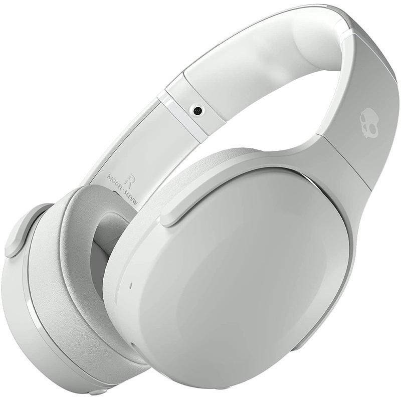 Skullcandy Crusher Evo Wireless Over-Ear Headphones, Light Grey/Blue - S6EVW-P751