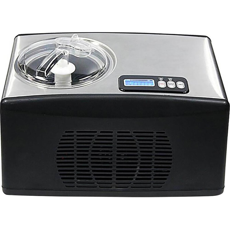 Whynter 1.6 Quart Automatic Compressor Ice Cream Maker, Stainless Steel (ICM-15LS)