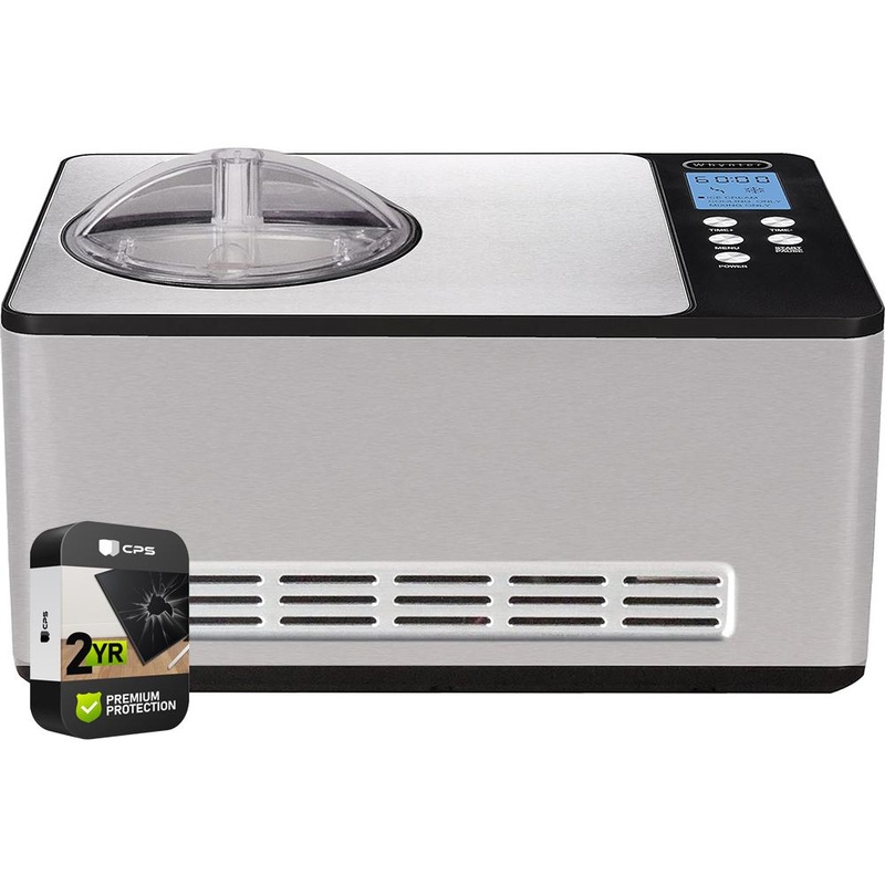 Whynter 2.1 Qt. Automatic Compressor Ice Cream Maker Steel with 2 Year Warranty