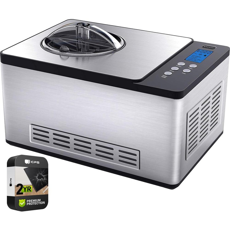 Whynter 2Qt Automatic Compressor Ice Cream Maker and Incubator + 2 Year Warranty