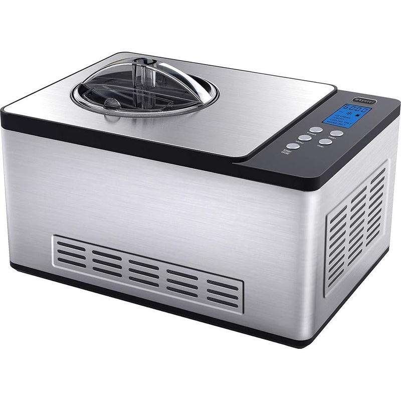 Whynter 2Qt Automatic Compressor Ice Cream Maker and Yogurt Incubator (ICM-220SSY)