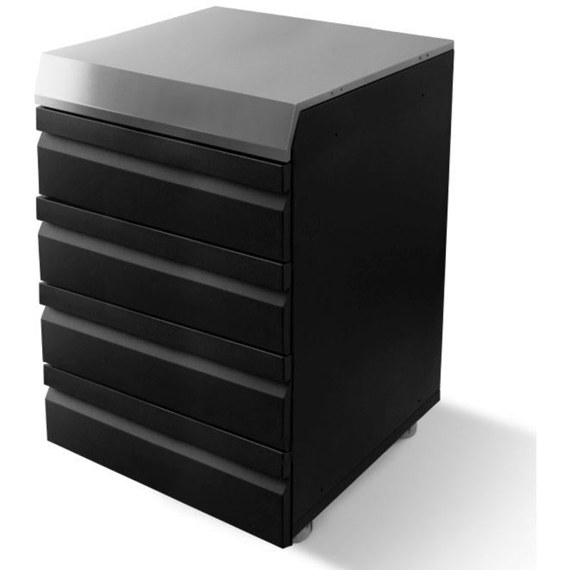 Otto Wilde Four-Drawer Grill Stand for Otto Grills, Black