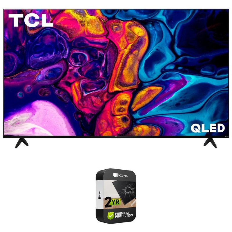 TCL 55" Class 4K UHD QLED HDR Smart Roku TV with 2 Year Extended Warranty