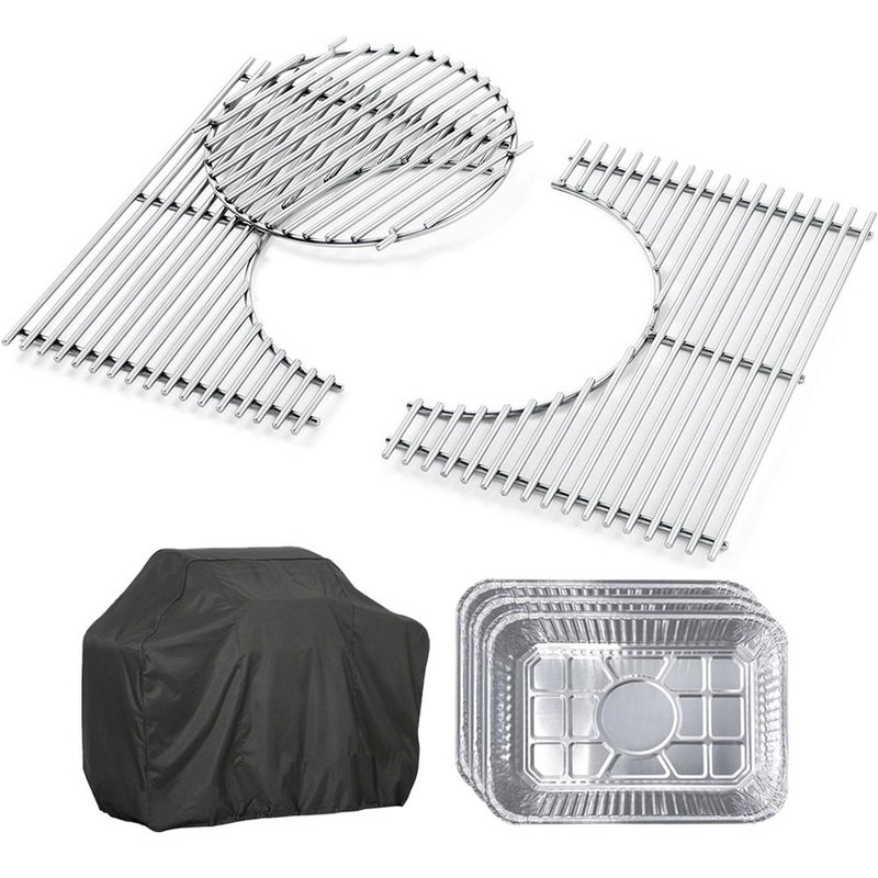 Weber Gourmet Barbeque System Spirit 300 Series Steel Grates + Cover & Drip Pans