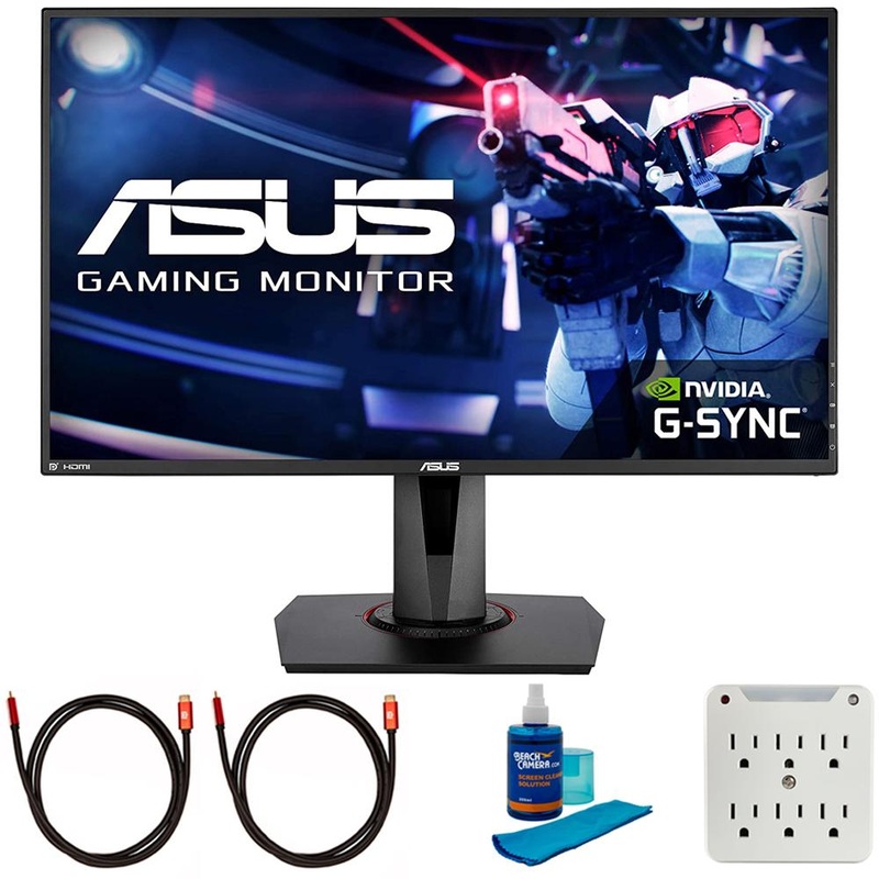 ASUS 27" Full HD 1080p 165Hz, G-SYNC Compatible Gaming Monitor + Cleaning Bundle
