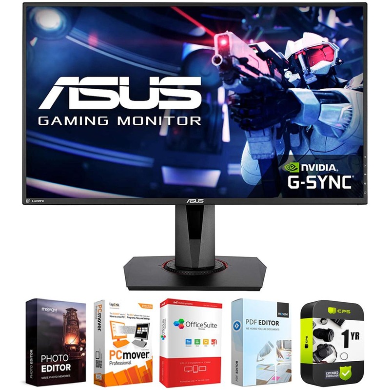 ASUS 27" Full HD 1080p 165Hz, G-SYNC Compatible Gaming Monitor + Warranty Bundle