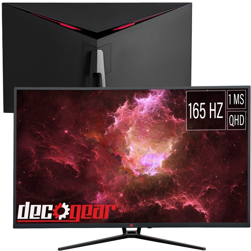 Deco Gear 39" Curved Gaming Monitor, 2560x1440, 1ms MPRT, 165 Hz, 4000:1, HDR 400, Refurb
