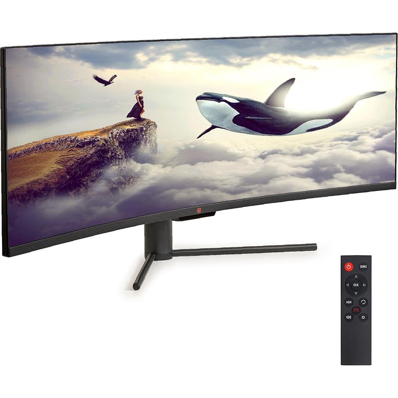 Deco Gear 43" Curved Ultrawide LED 3840x1200 120Hz FreeSync Gaming Monitor - Refurbished