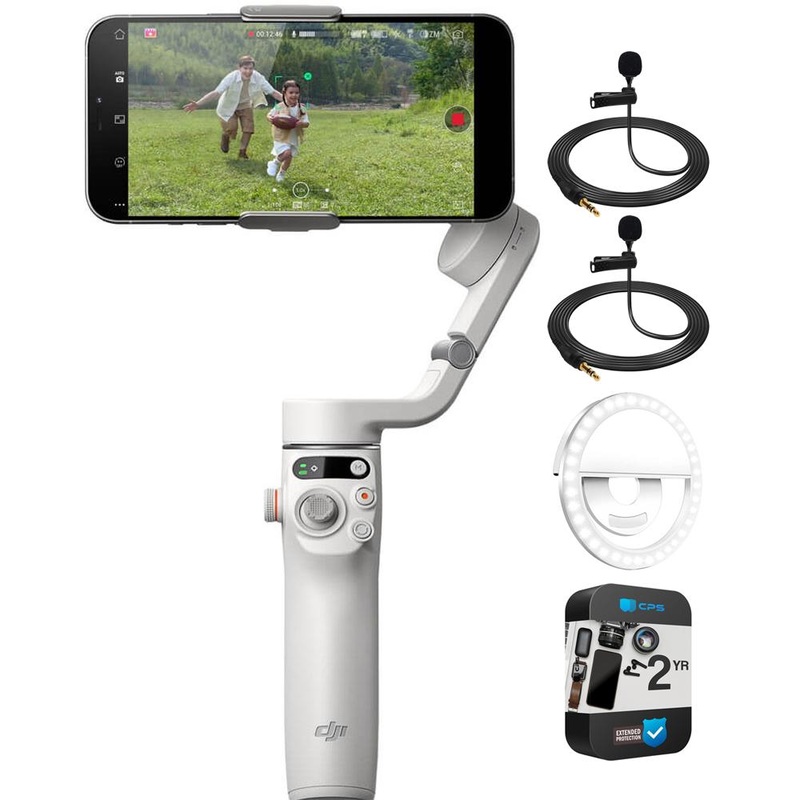 DJI Osmo Mobile 6 Smartphone Gimbal 3-Axis Stabilizer Gray + 2Yr Warranty Bundle