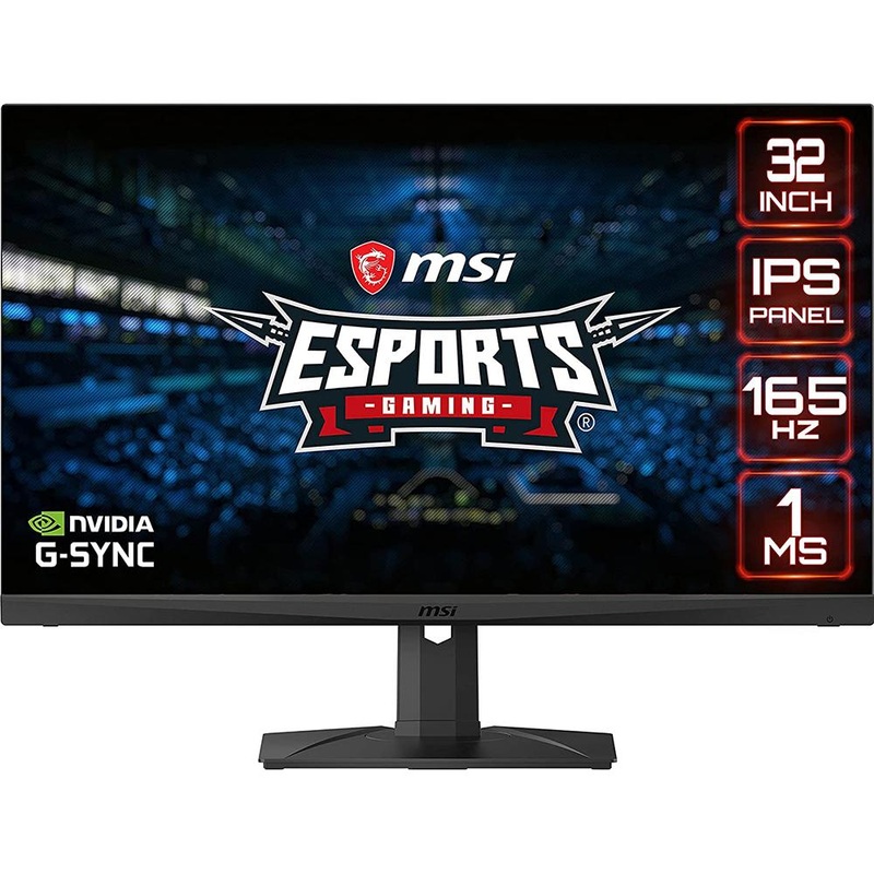 MSI 31.5" QHD Flat Gaming Monitor in Black - OPTIXMAG321QR