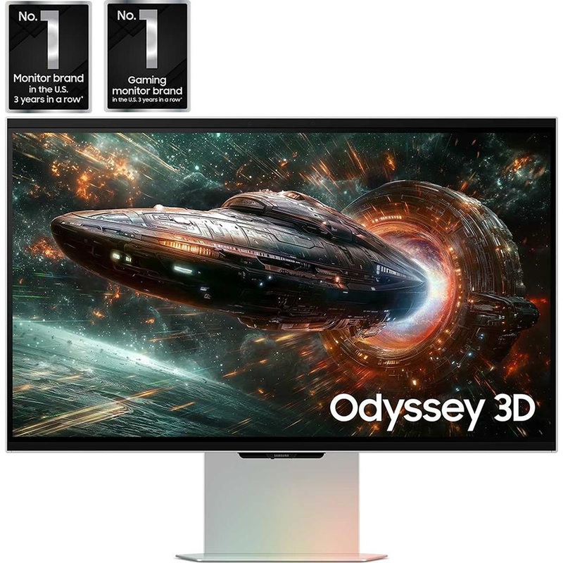Samsung Odyssey 3D G90XF 27" 4K UHD 2160p 165Hz 1ms AMD FreeSync Gaming Monitor