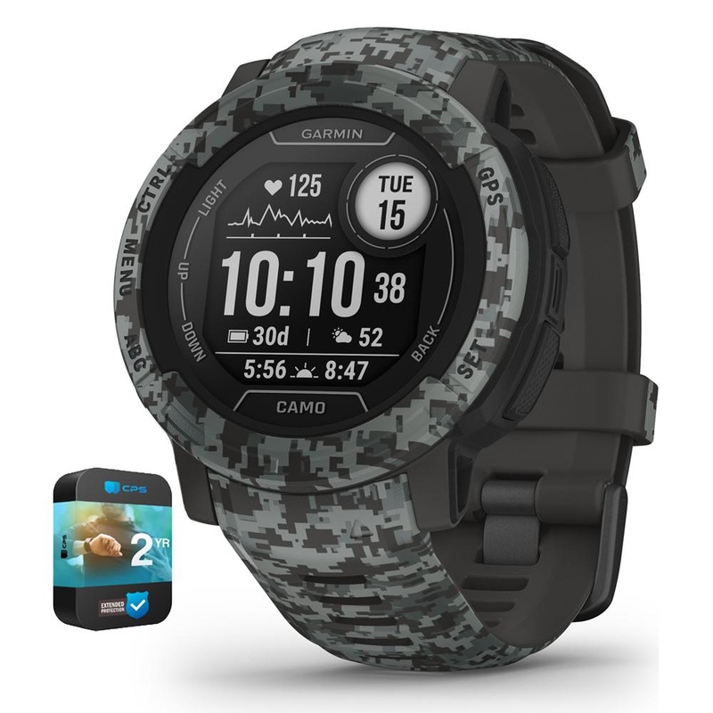 Garmin Instinct 2 Camo Edition GPS Smartwatch/Fitness Tracker Graphite+Warranty