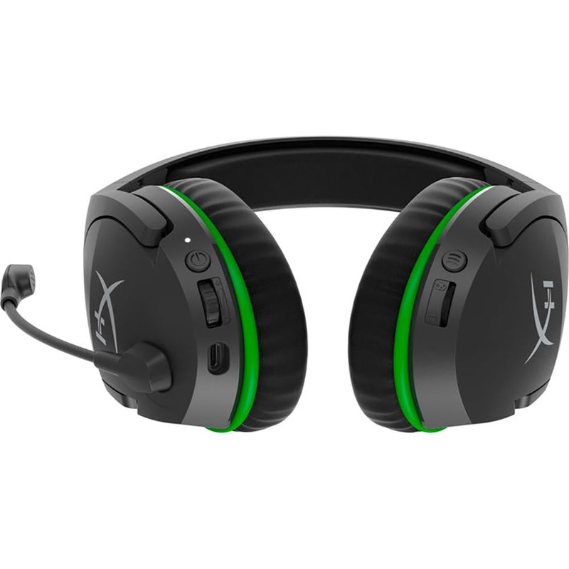HyperX CloudX Stinger Core Wireless Gaming Headset, Black/Green - 4P5J0AA