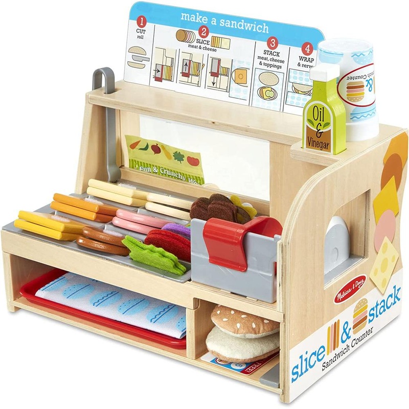 Melissa and Doug Slice & Stack Sandwich Counter - 31650