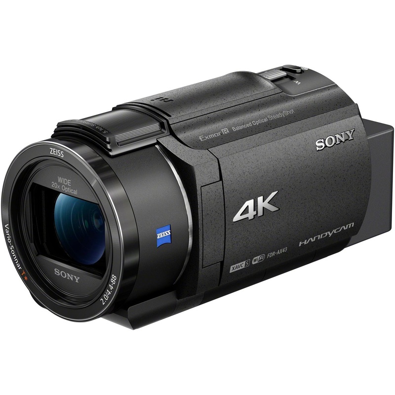 Sony FDR-AX43 Digital Video 4K Handycam Camcorder with Exmor R CMOS Sensor