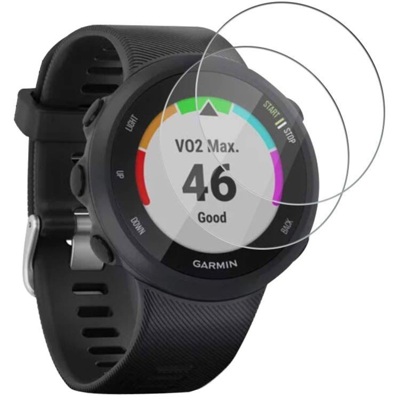 Deco Essentials Tempered Glass Screen Protector for Garmin Forerunner 45  - 2-Pack