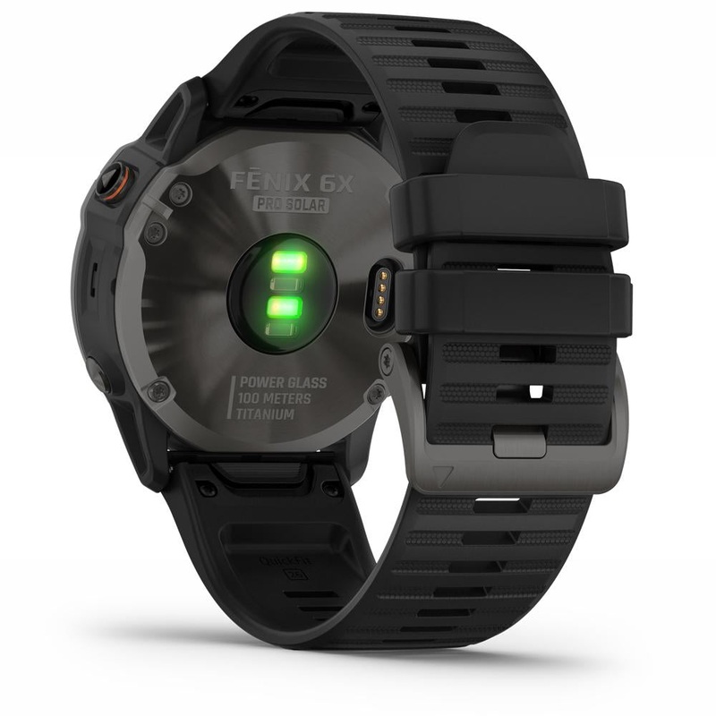 Garmin fenix 6X Pro Solar Multisport GPS Smartwatch(Titanium Carbon Gray)(010-02157-20)