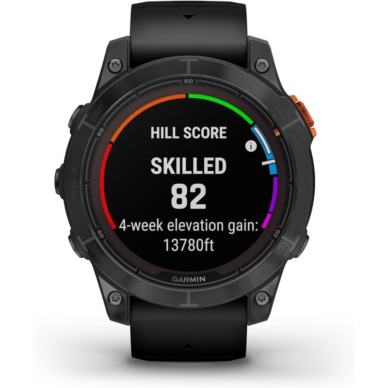 Garmin Fenix 7 Pro Solar, No Wi-Fi, Slate Gray, Black