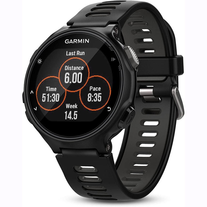 Garmin Forerunner 735XT Multisport GPS Running Smartwatch, Black/Gray