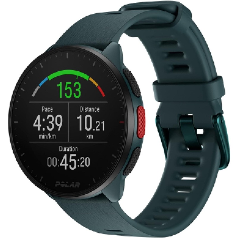 Polar Pacer GPS Running Watch High-Speed Processor Ultra-Light Display- Teal