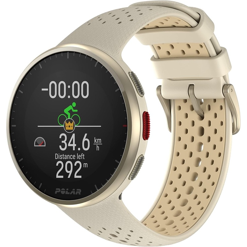 Polar Pacer Pro Advanced GPS Running Watch Monitor & Activity Tracker (Champagne/Gold)
