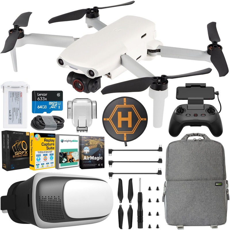 Autel Robotics EVO Nano+ Drone Quadcopter (White) with 48MP & 4K Video Standard Pro Bundle