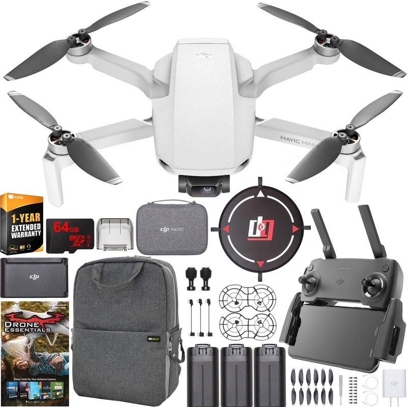 DJI Mavic Mini Drone Quadcopter Fly More Combo CP.MA.00000123.01 + Remote Bundle