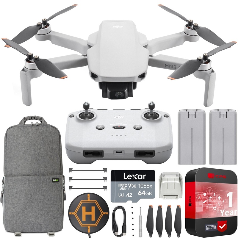 DJI Mini 2 SE Drone Quadcopter Kit with RC-N1 Remote + 2 Battery Backpack Pro Bundle