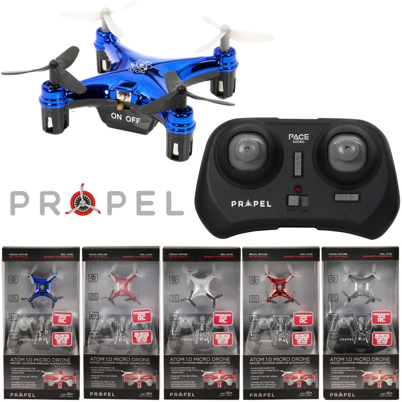 Propel Atom 1.0 Micro Drone Wireless Quadrocopter (Color May Vary)