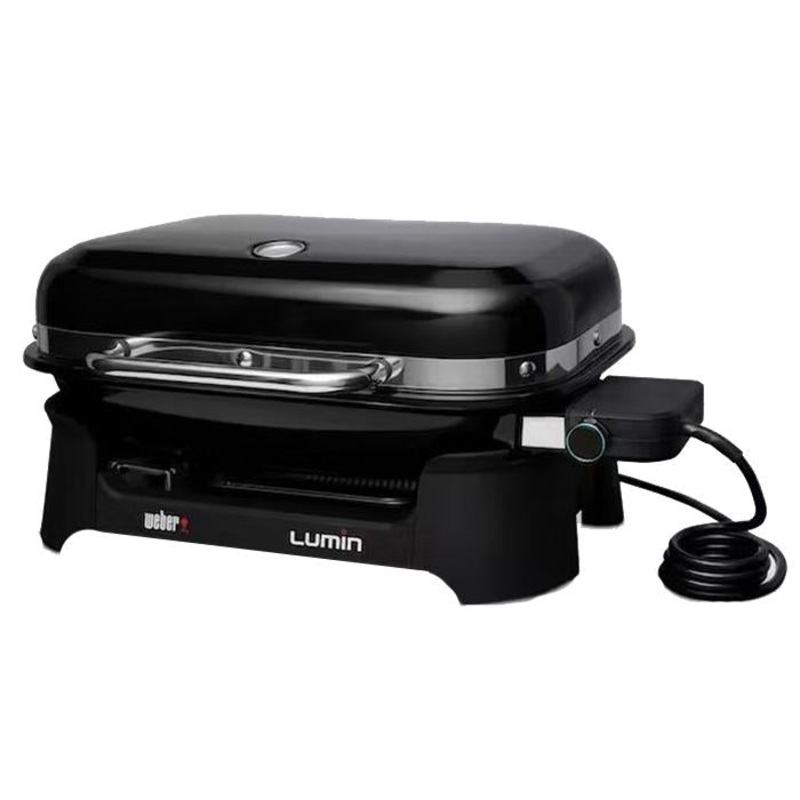 Weber Lumin Electric Indoor/Outdoor Grill, Black, 92010901